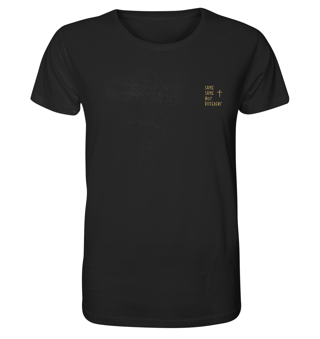 Produktbild T-Shirt, Motiv Same Same Not Different, Farbe Black