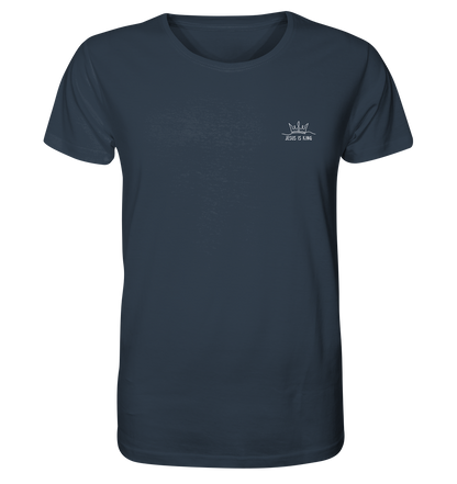 Produktbild T-Shirt, Motiv Jesus is King, Farbe India Ink Grey