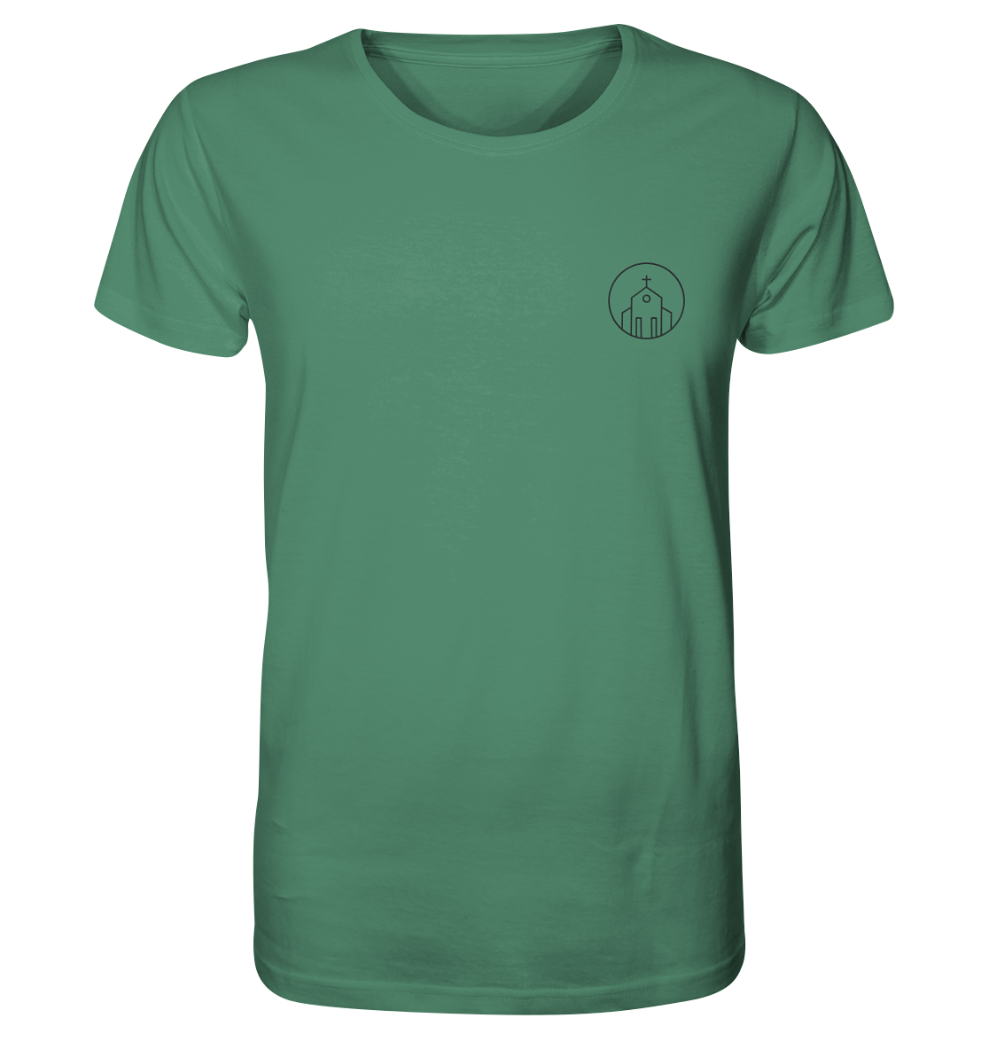 Produktbild T-Shirt, Motiv Church, Farbe Green Bay