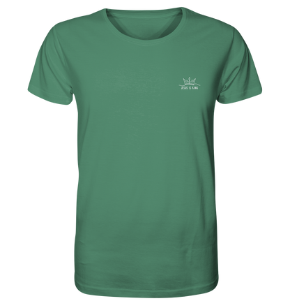 Produktbild T-Shirt, Motiv Jesus is King, Farbe Green Bay