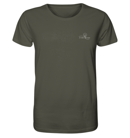 Produktbild T-Shirt, Motiv Let there be light, Farbe Khaki