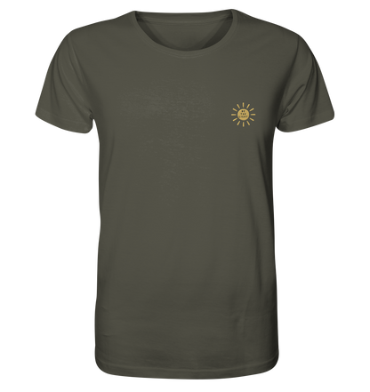 Produktbild T-Shirt, Motiv Be the Light, Farbe Khaki
