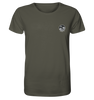 Produktbild T-Shirt, Motiv Weinberg, Farbe Khaki