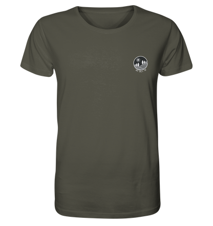 Produktbild T-Shirt, Motiv Weinberg, Farbe Khaki