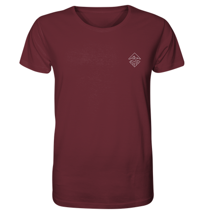 Produktbild T-Shirt, Motiv Glaube versetzt Berge, Farbe Burgundy
