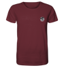 Produktbild T-Shirt, Motiv Weinberg, Farbe Burgundy
