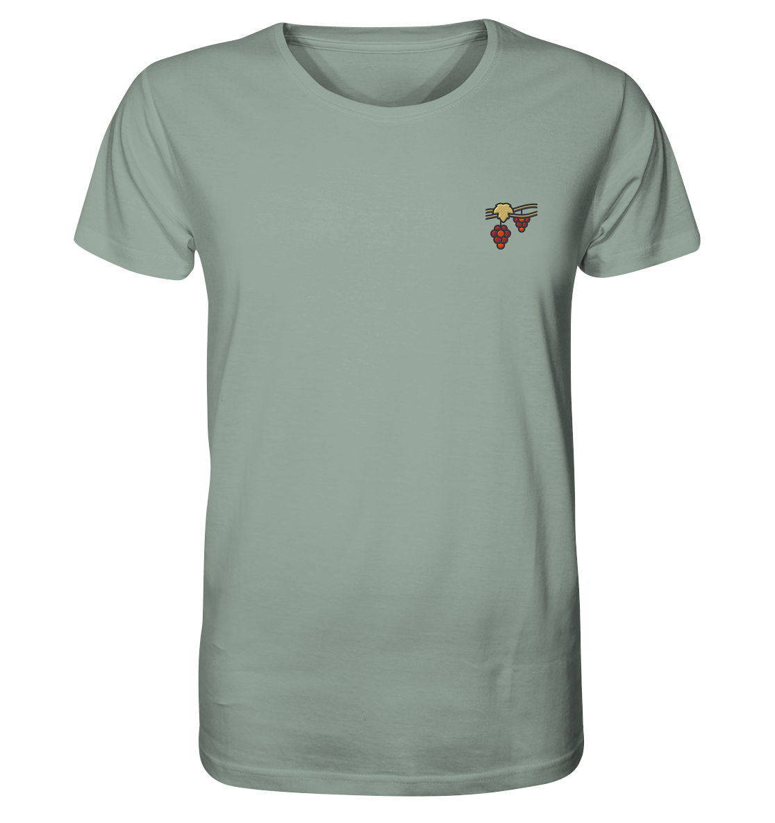 Produktbild T-Shirt, Motiv Weinstock, Farbe Aloe