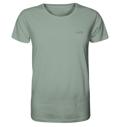 Produktbild T-Shirt, Motiv Gott ist größer, Farbe Aloe