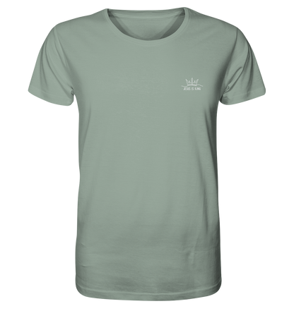 Produktbild T-Shirt, Motiv Jesus is King, Farbe Aloe
