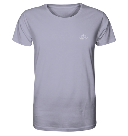 Produktbild T-Shirt, Motiv Jesus is King, Farbe Lavender