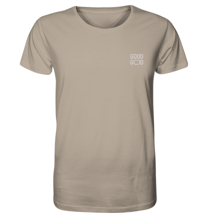 Produktbild T-Shirt, Motiv Good God, Farbe Desert Dust