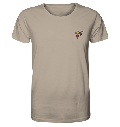 Produktbild T-Shirt, Motiv Weinstock, Farbe Desert Dust