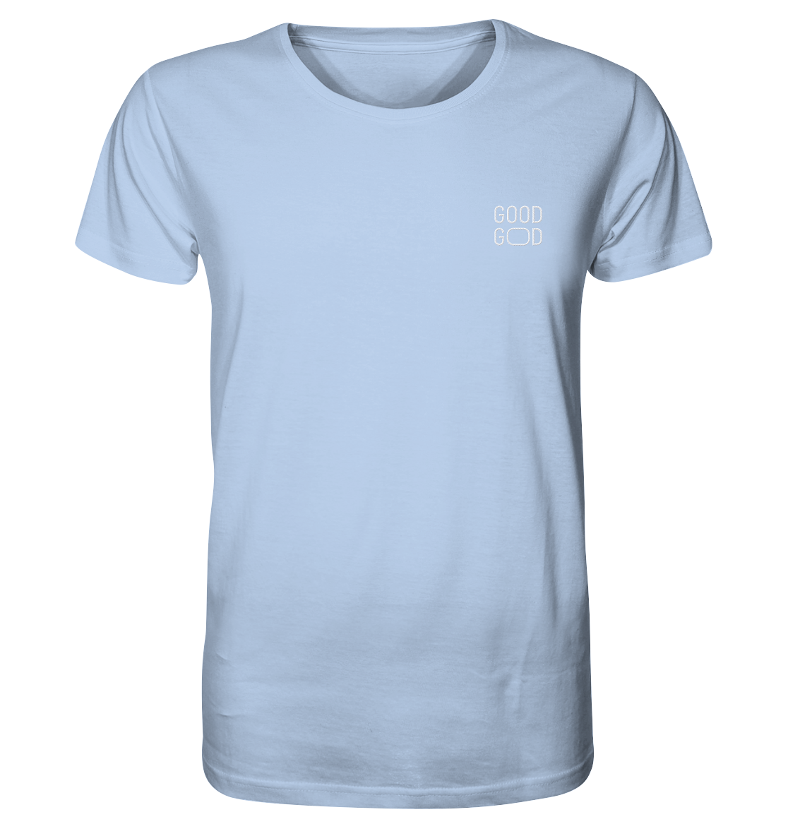 Produktbild T-Shirt, Motiv Good God, Farbe Blue Soul