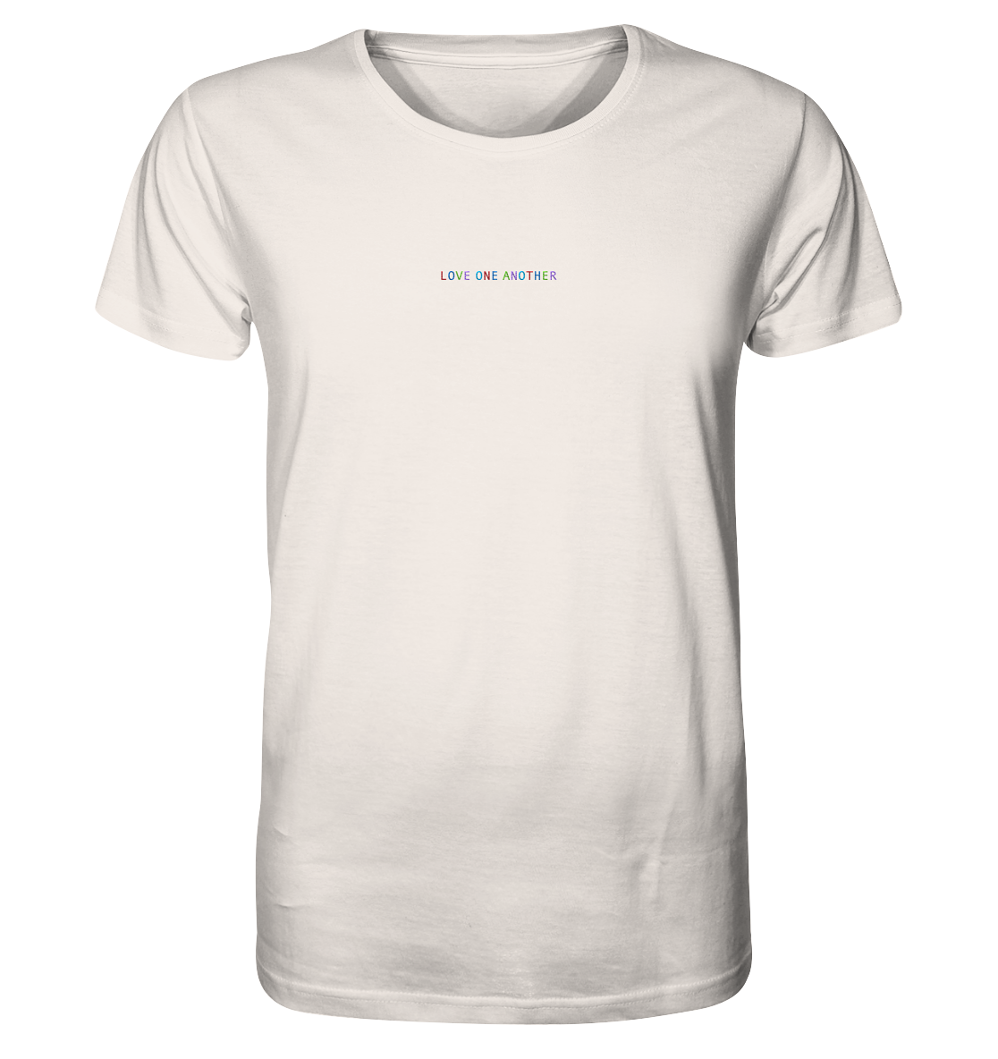 Produktbild T-Shirt, Motiv Love One Another, Farbe Vintage White