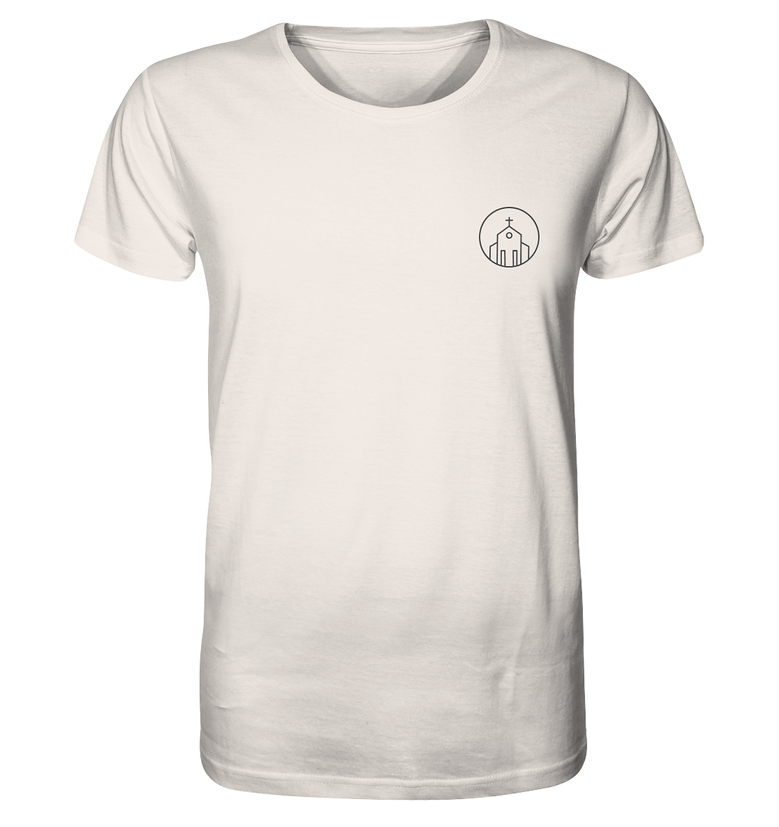 Produktbild T-Shirt, Motiv Church, Farbe Vintage White