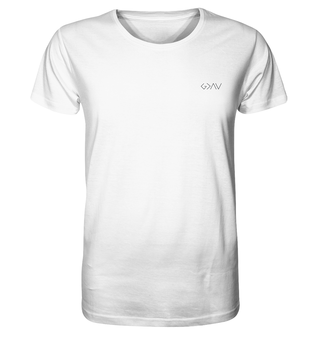 Produktbild T-Shirt, Motiv Gott ist größer, Farbe White