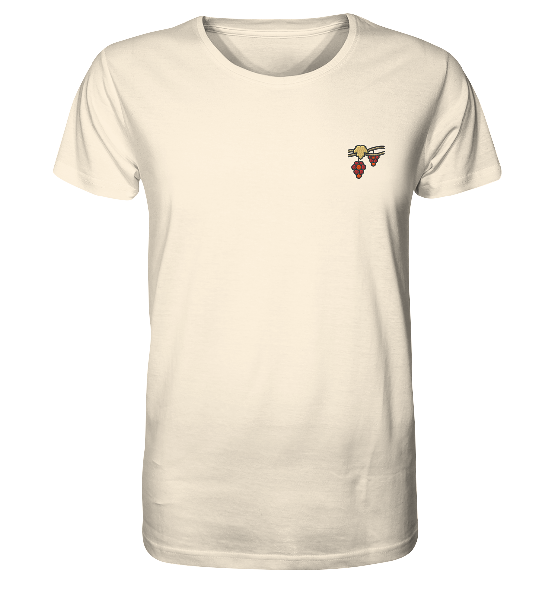 Produktbild T-Shirt, Motiv Weinstock, Farbe Natural Raw