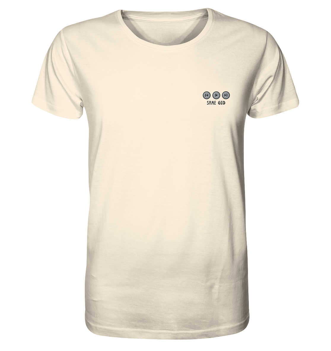 Produktbild T-Shirt, Motiv Same God, Farbe Natural Raw
