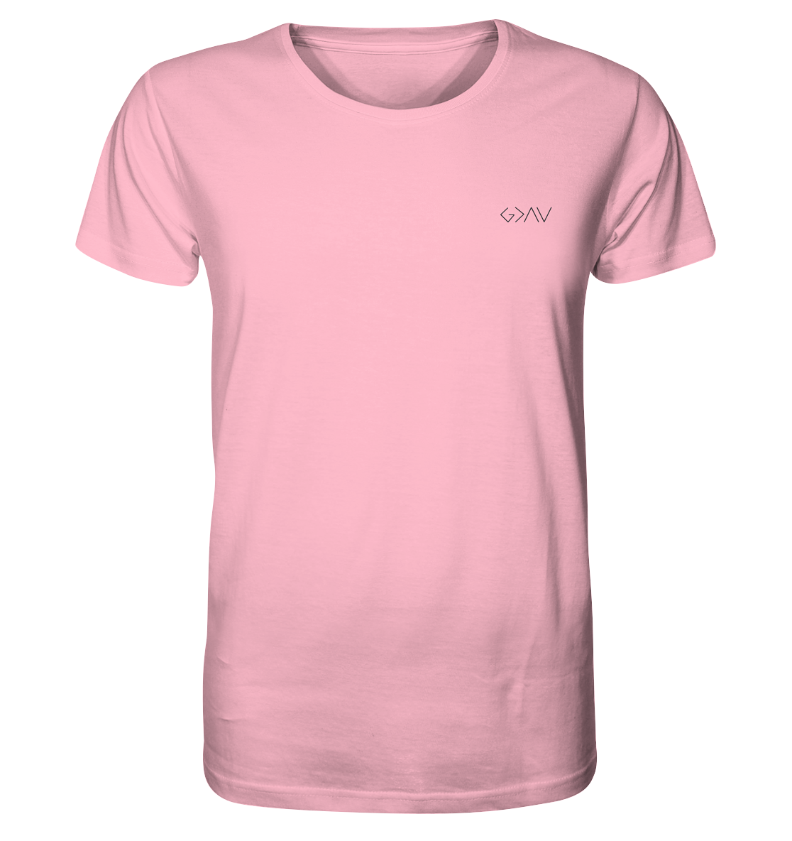 Produktbild T-Shirt, Motiv Gott ist größer, Farbe Cotton Pink