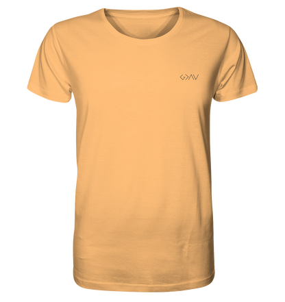 Produktbild T-Shirt, Motiv Gott ist größer, Farbe Nispero