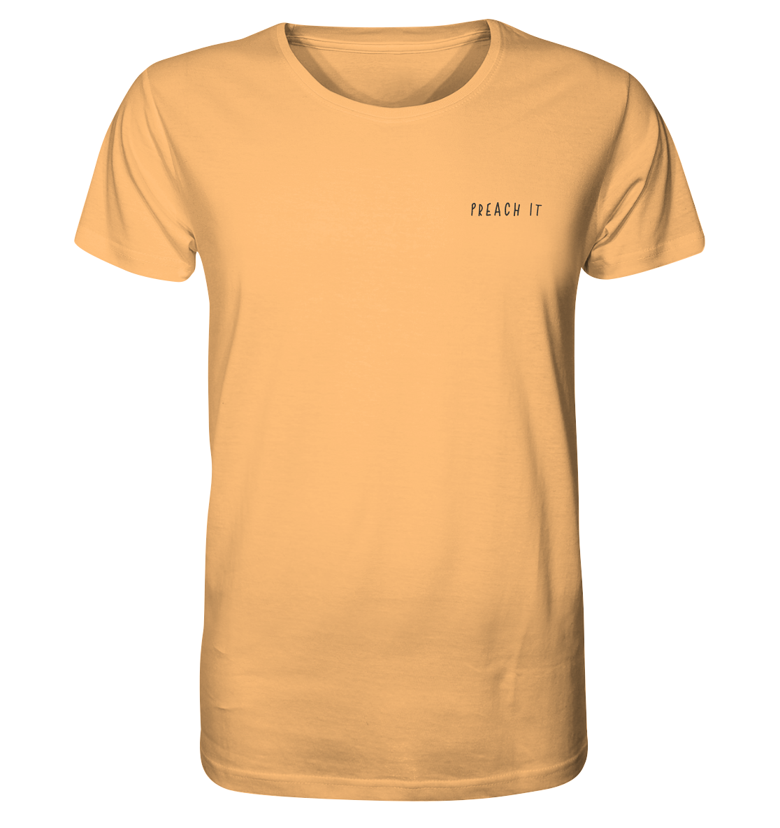 Produktbild T-Shirt, Motiv Preach it, Farbe Nispero