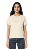 Natural Raw Damen-Shirt mit ‚Joy Peace Hope‘ Stickerei – nachhaltige Mode, die deinen Glauben sichtbar macht