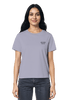 Mode trifft Mission – nachhaltiges T-Shirt Lavender mit minimalistischer christlicher Stickerei Same God von Mission One More
