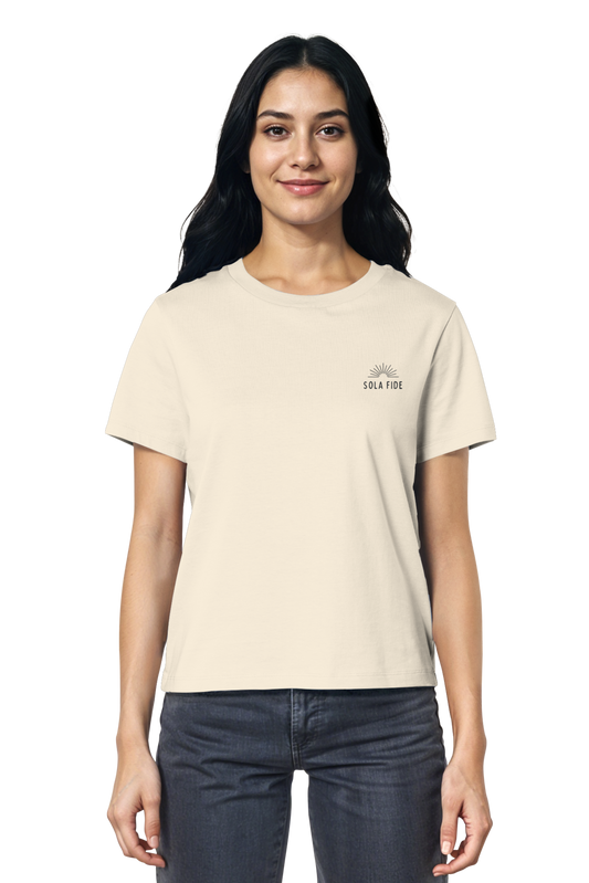 Mission One More Sola Fide Shirt Natural Raw Bio-Baumwolle fair & organic christlich