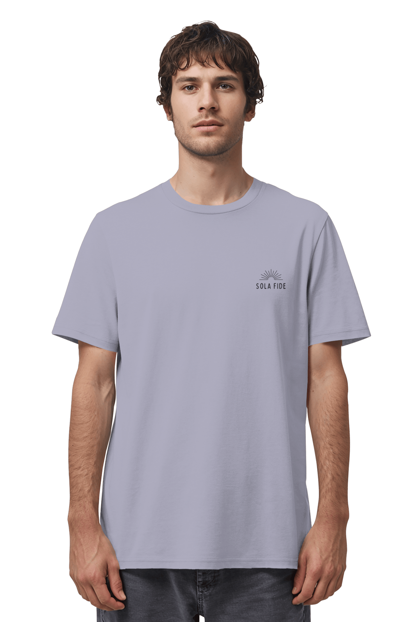 Mission One More Sola Fide Shirt Lavender fair produziert Bio Baumwolle