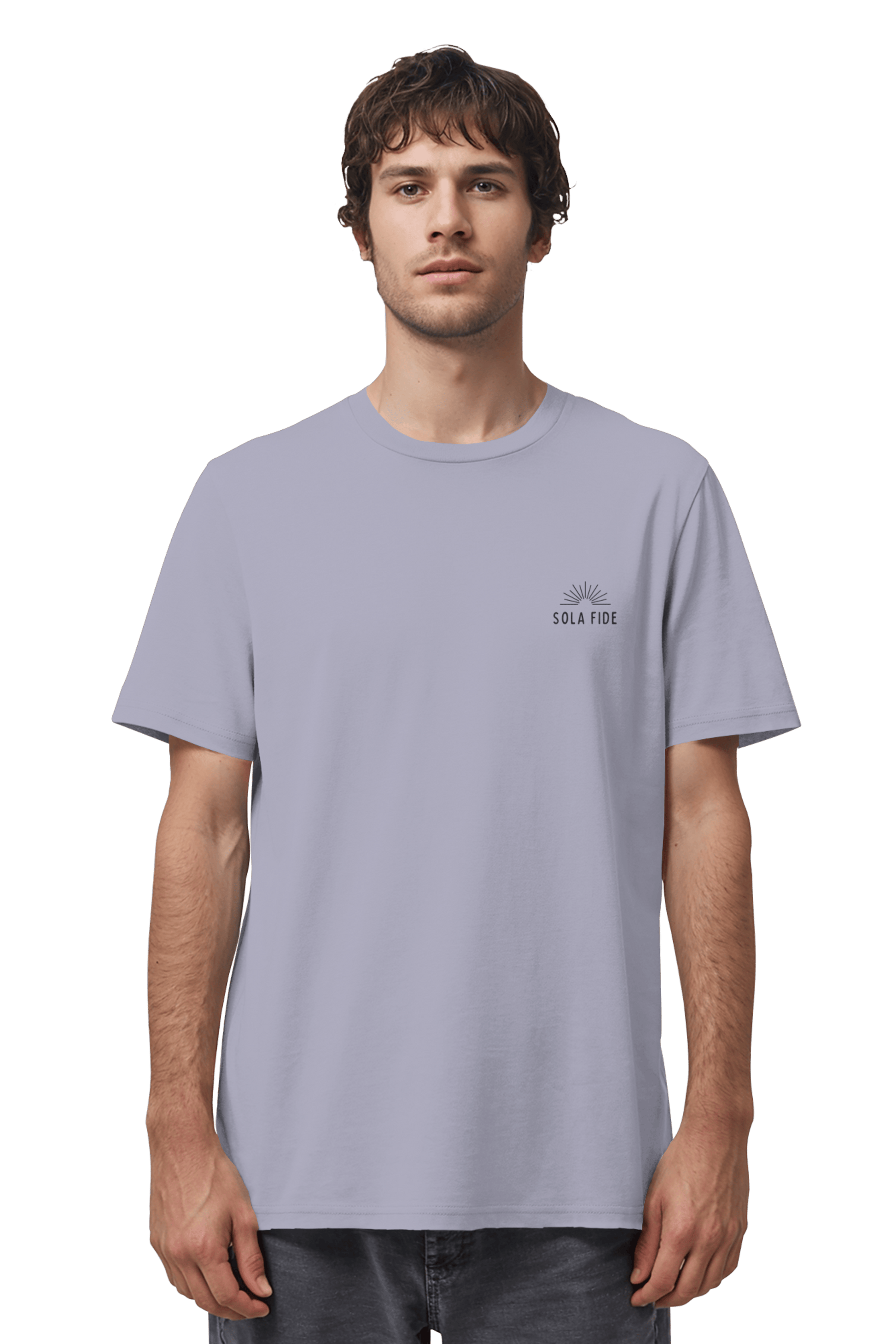 Mission One More Sola Fide Shirt Lavender fair produziert Bio Baumwolle